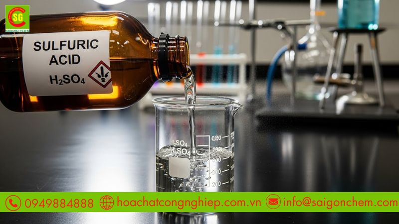 H&oacute;a chất ăn m&ograve;n cao đ&ograve;i hỏi kiểm so&aacute;t nghi&ecirc;m ngặt trong mọi thao t&aacute;c.